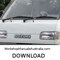 Download Suzuki Carry 1991-1999 Workshop Repair Service Manual
